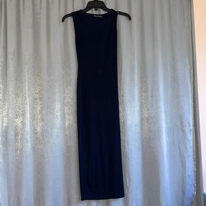 navy blue dress